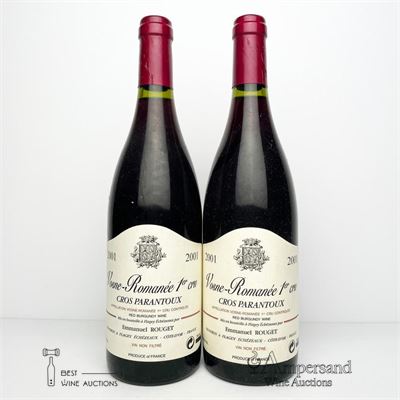 VOSNE ROMANEE CROS PARANTOUX 2001 - Emmanuel Rouget - 2 Bottles