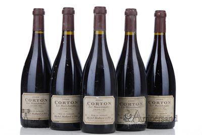 CORTON LES MARECHAUDES 2000 - Michel Mallard - 5 Bottles