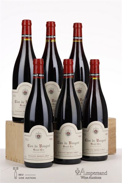 CLOS DE VOUGEOT 1999 - Moillard - 6 Bottles - Owc 6