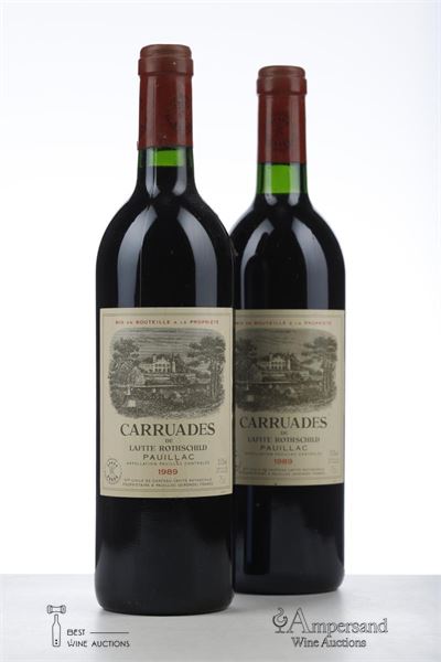 CARRUADES DE LAFITE ROTHSCHILD 1989 - Mc - 2 Bottles