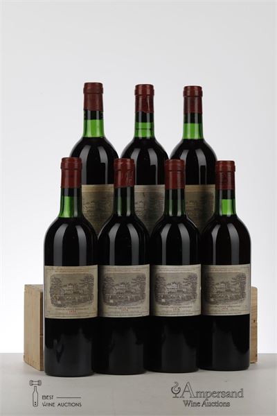 LAFITE ROTHSCHILD 1974 - Mc - 7 Bottles