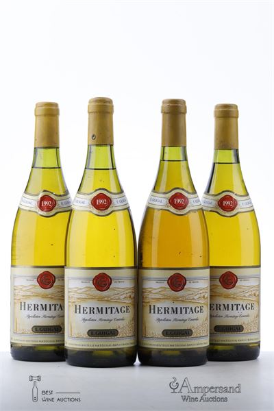 HERMITAGE BLANC 1992 - Guigal - 4 Bottles