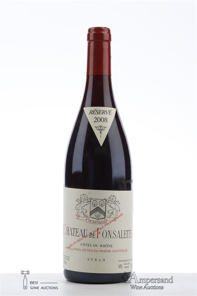 CHATEAU DE FONSALETTE SYRAH 2008 - Reynaud - 1 Bottle