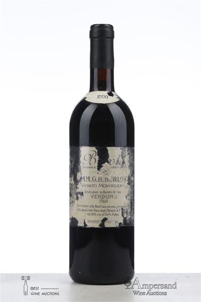 BAROLO VIGNETO MONVIGLIERO 1990 - Burlotto - 1 Bottle