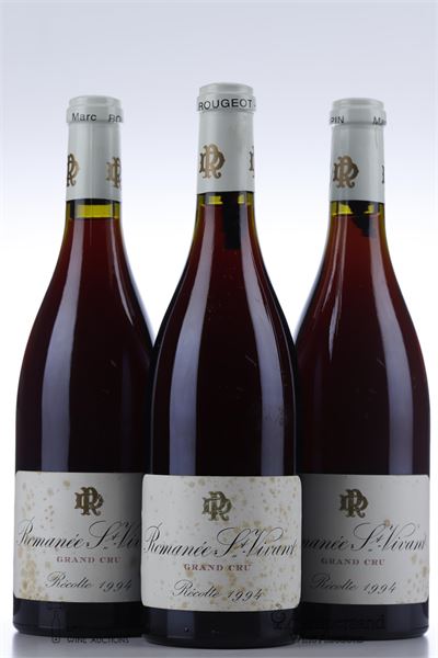 ROMANEE ST VIVANT 1994 - Marc Rougeot Dupin - 3 Bottles