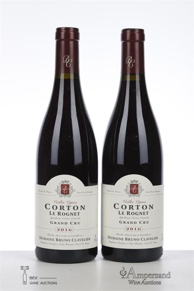 CORTON LE ROGNET VIEILLES VIGNES 2016 - Bruno Clavelier - 2 Bottles