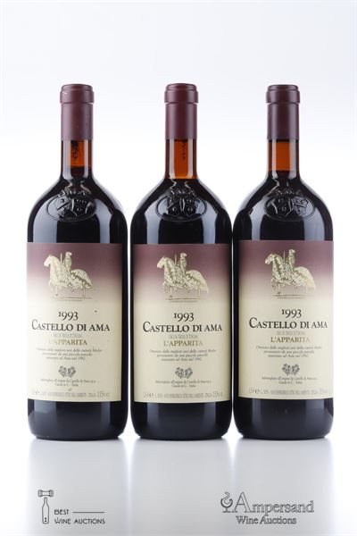 L'APPARITA 1993 - Castello Di Ama - 3 Magnums - Owc 3