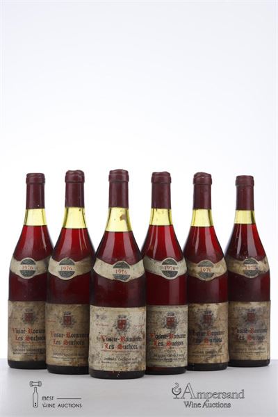 VOSNE ROMANEE LES SUCHOTS 1976 - Cacheux Blee - 6 Bottles