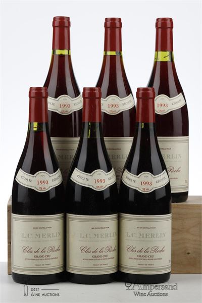 CLOS DE LA ROCHE 1993 - L.C. Merlin - 6 Bottles