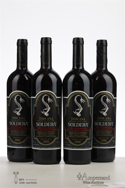 CASE BASSE 100% SANGIOVESE 2008 - Gianfranco Soldera - 4 Bottles
