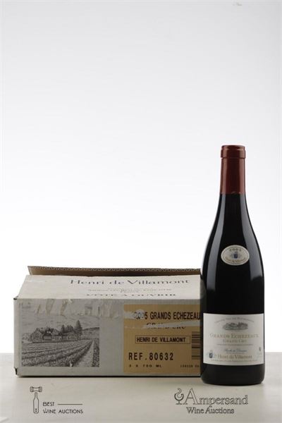 GRANDS ECHEZEAUX 2005 - Henri de Villamont - 3 Bottles - Oc 3