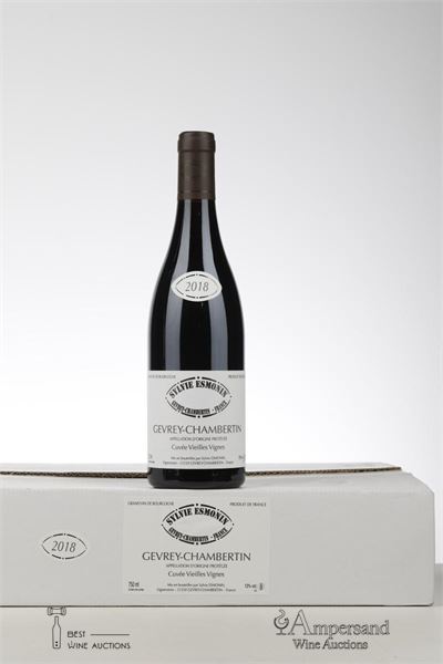 GEVREY CHAMBERTIN CUVEE VIEILLES VIGNES 2018 - Sylvie Esmonin - 6 Bottles - Oc 6