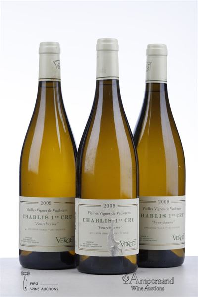 CHABLIS FOURCHAUME VIEILLES VIGNES DE VAULORENS 2009 - Verget - 3 Bottles