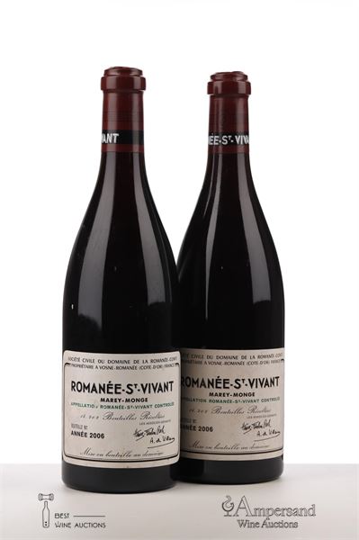 ROMANEE ST VIVANT 2006 - Domaine de la Romanee Conti - 2 Bottles