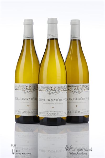 MEURSAULT GENEVRIERES 2009 - Michel Bouzereau - 3 Bottles