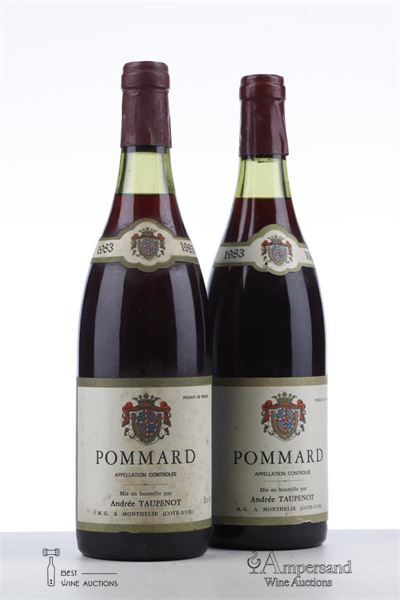 POMMARD 1983 - Andree Taupenot - 2 Bottles