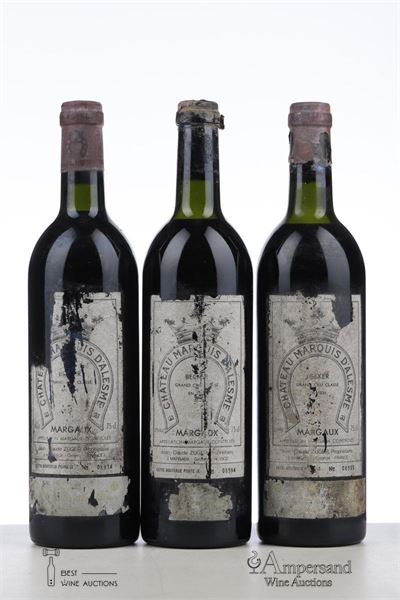 MARQUIS D'ALESME BECKER 1979 - Barriere - 3 Bottles
