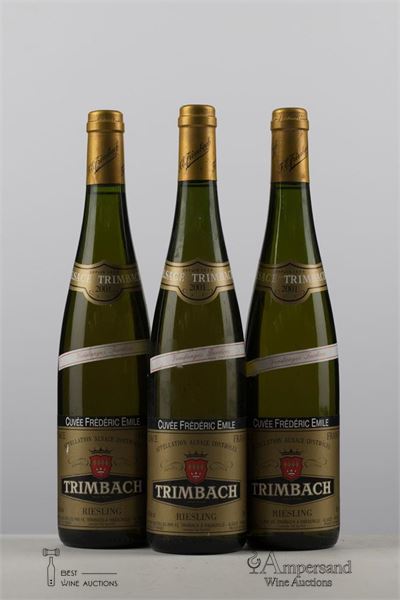 RIESLING CUVEE FREDERIC EMILE VENDANGES TARDIVES 2001 - Trimbach - 3 Bottles