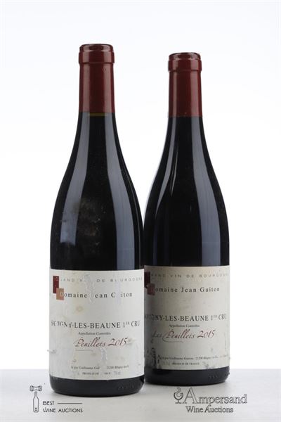 SAVIGNY LES BEAUNE LES PEUILLETS 2015 - Jean Guiton - 2 Bottles