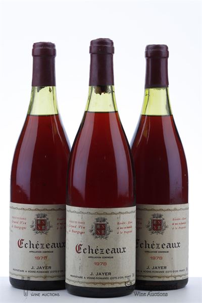 ECHEZEAUX 1978 - J. Jayer - 3 Bottles