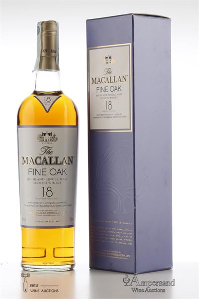 MACALLAN FINE OAK 18 Y  - Alc 43% - 1 Bottle - Oc 1