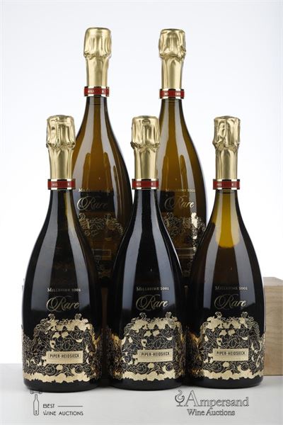 PIPER HEIDSIECK CUVEE SPECIAL RARE 2002 - Piper Heidsieck - 5 Bottles