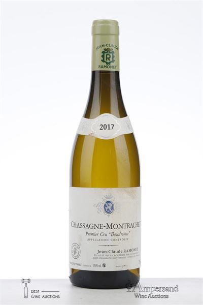 CHASSAGNE MONTRACHET BLANC BOUDRIOTTE 2017 - Ramonet - 1 Bottle