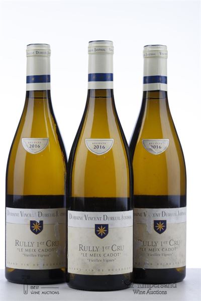 RULLY BLANC LE MEIX CADOT VIEILLES VIGNES 2016 - Dureuil Janthial - 3 Bottles