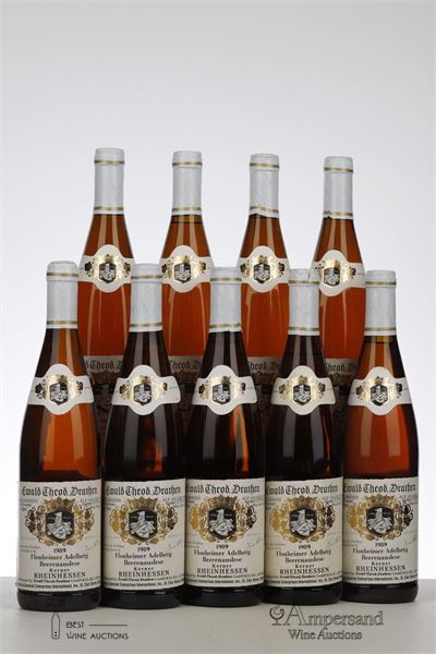 FLONHEIMER ADELBERG KERNER BEERENAUSLESE 1989 - Ewald Theod. Drathen - 9 Bottles