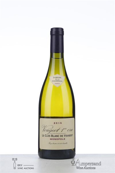 VOUGEOT LE CLOS BLANC DE VOUGEOT 2015 - Domaine de La Vougeraie - 1 Bottle