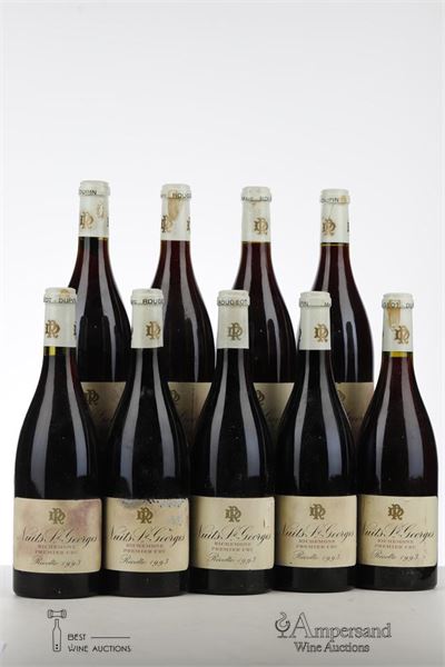 NUITS ST GEORGES LA RICHEMONE 1993 - Marc Rougeot Dupin - 9 Bottles