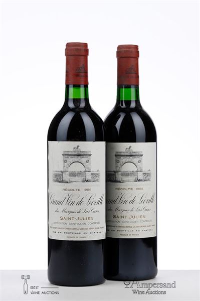 LEOVILLE LAS CASES 1986 - 2 Bottles