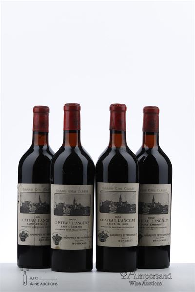 ANGELUS 1959 - Hanappier Peyrelongue - De Brabandere V. Houtte - 4 Bottles