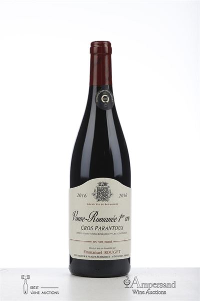 VOSNE ROMANEE CROS PARANTOUX 2016 - Emmanuel Rouget - 1 Bottle