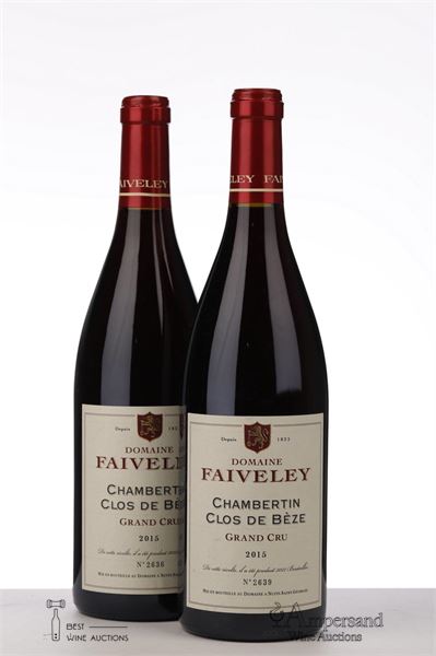 CHAMBERTIN CLOS DE BEZE 2015 - Faiveley - 2 Bottles