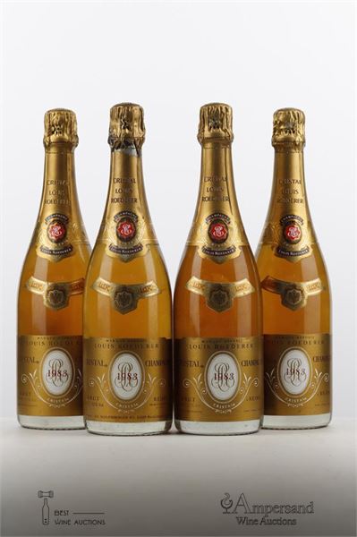 CRISTAL ROEDERER 1983 - Louis Roederer - 4 Bottles