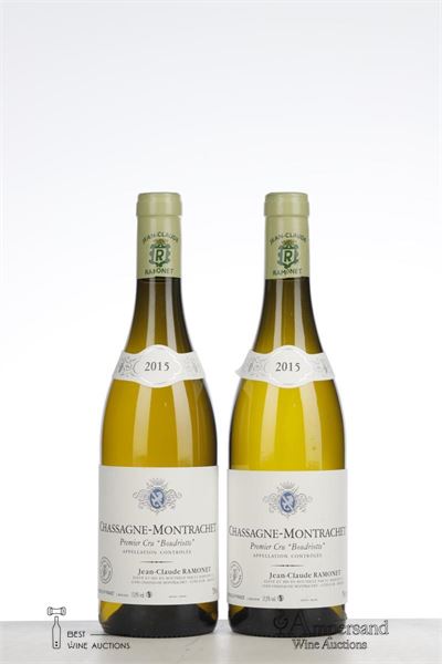 CHASSAGNE MONTRACHET BOUDRIOTTE 2015 - Ramonet - 2 Bottles