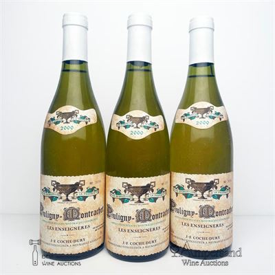 PULIGNY MONTRACHET LES ENSEIGNERES 2000 - Coche Dury - 3 Bottles