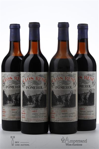CLOS RENE 1967 - Negociant - 4 Bottles
