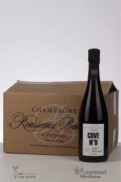 ROUSSEAUX BATTEUX CUVE N°9 2018 - Rousseaux Batteux degorgé 05/2022 - 6 Bottles - Oc 6