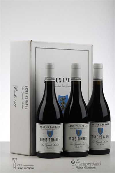 VOSNE ROMANEE LES GRANDS SUCHOTS 2019 - Arnoux Lachaux - 3 Bottles - Oc 3