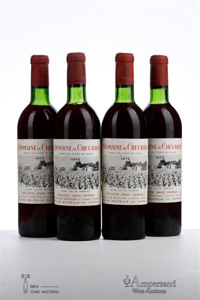 DOMAINE DE CHEVALIER 1972  - 4 Bottles