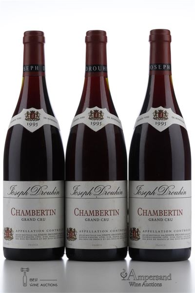 CHAMBERTIN Joseph Drouhin 1995 - 3 Bottles