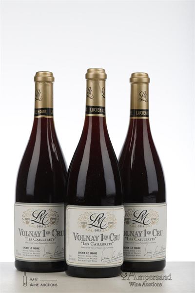 VOLNAY LES CAILLERETS 2015 - Lucien Le Moine - 3 Bottles