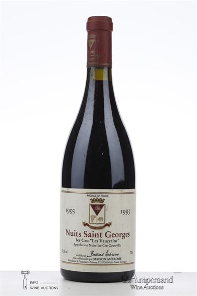 NUITS ST GEORGES LES VAUCRAINS 1993 - Bertrand Ambroise - 1 Bottle