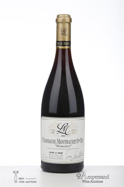 CHASSAGNE MONTRACHET ROUGE MORGEOT 2012 - Lucien Le Moine - 1 Bottle