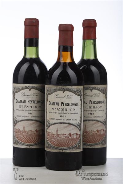 PEYRELONGUE 1961 - Bouquey - 3 Bottles