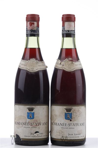 ROMANEE ST VIVANT 1972 - Jean Lefort - 2 Bottles