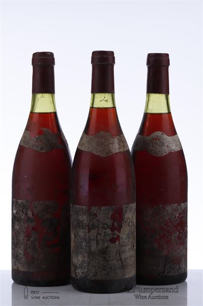 MOREY ST DENIS LA RIOTTE 1978 - Henri Perrot Minot - 3 Bottles