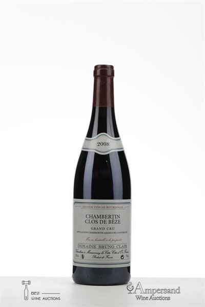 CHAMBERTIN CLOS DE BEZE 2008 - Bruno Clair - 1 Bottle